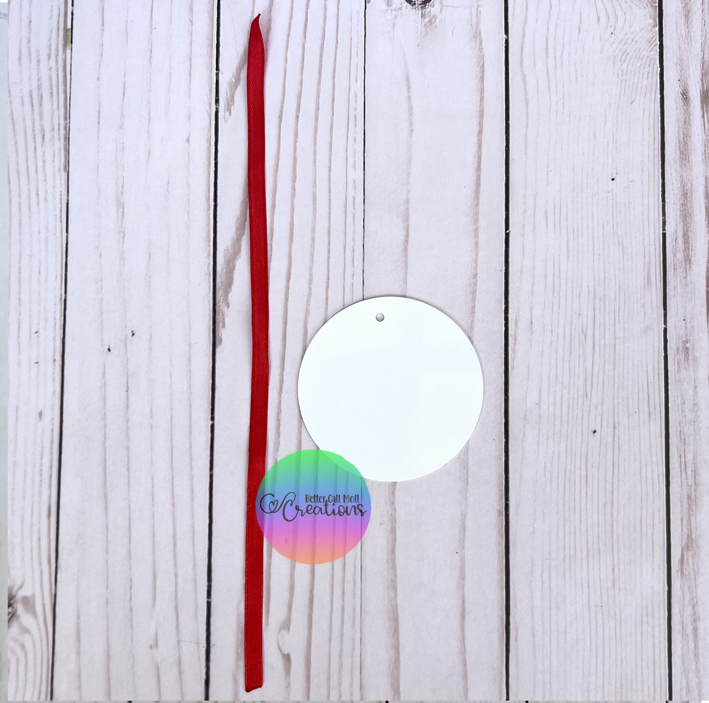 Round Ornament Metal Sublimation Blank