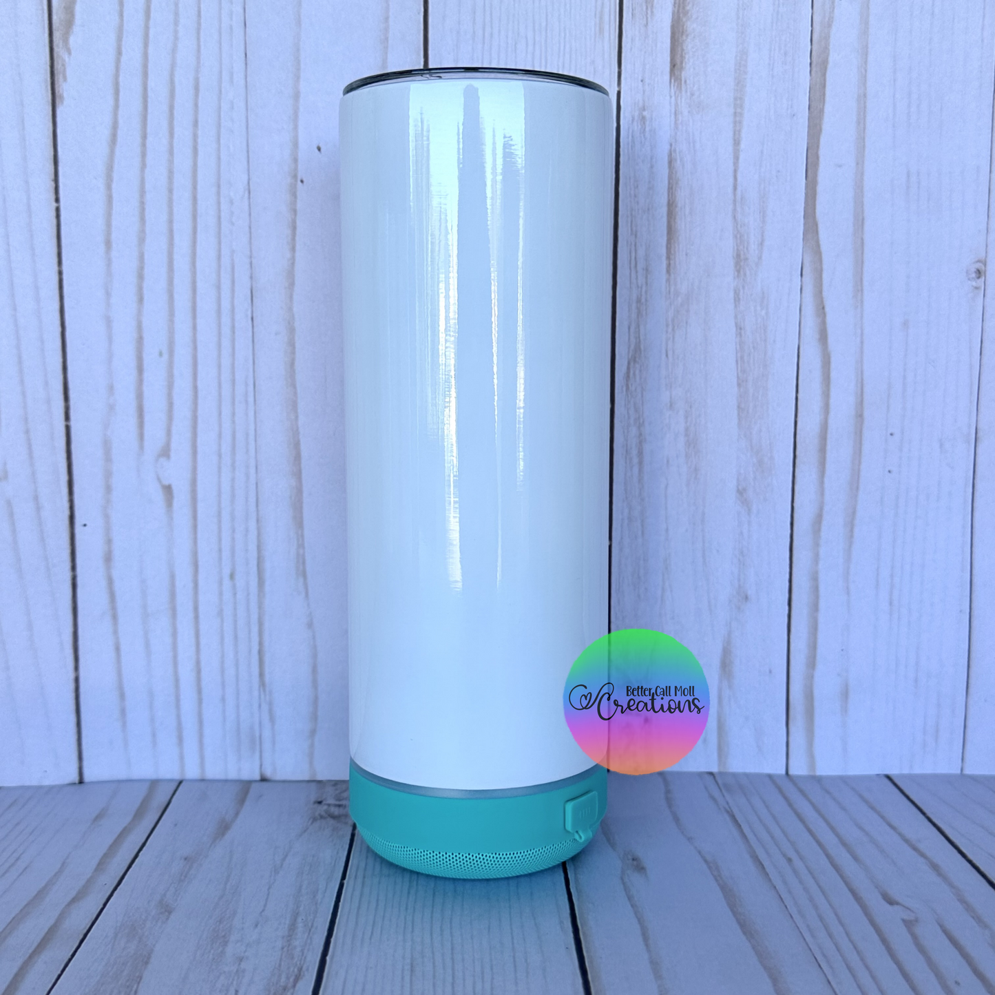 Bluetooth Speaker 20oz Glossy Sublimation Tumbler