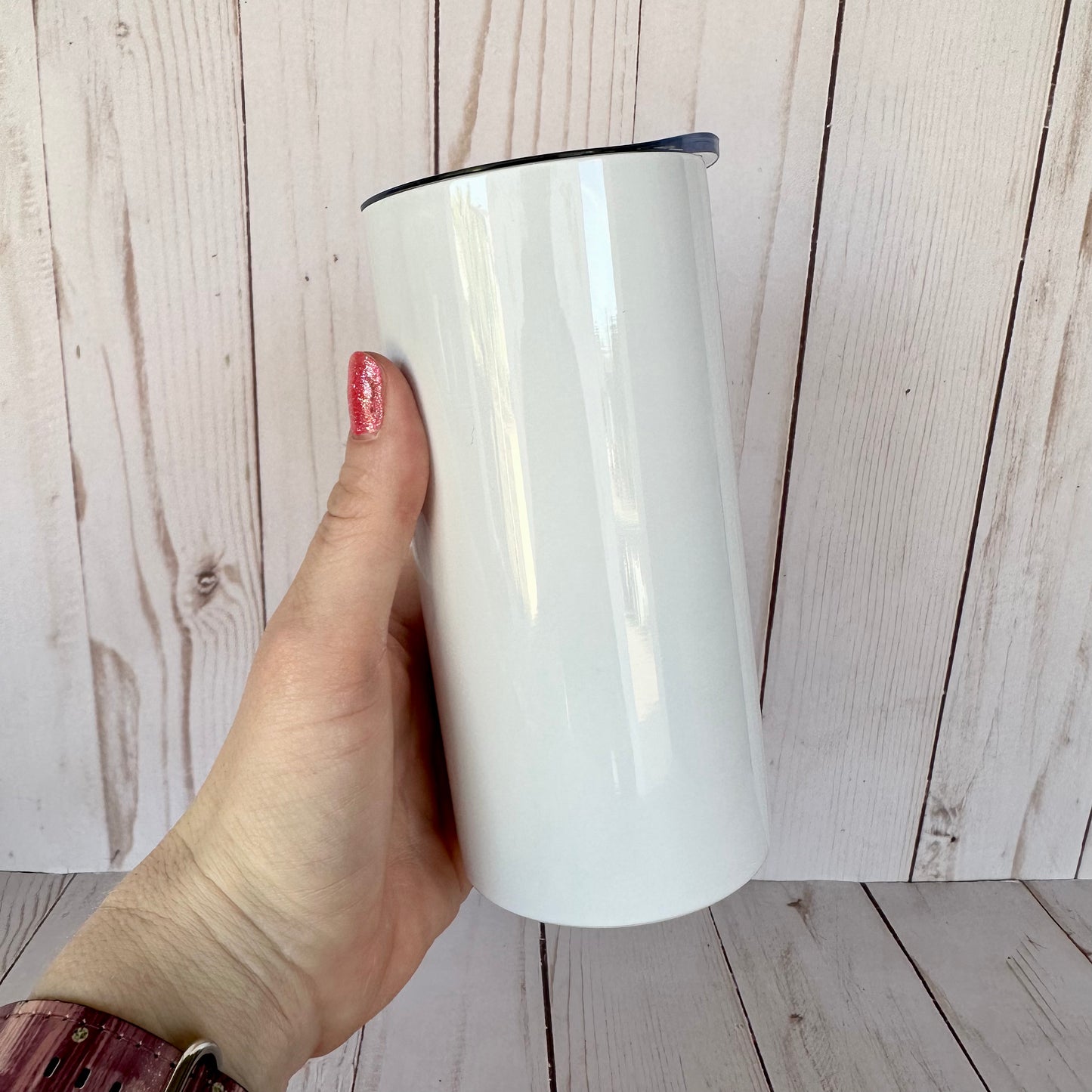 15oz Glossy Skinny Sublimation Tumbler