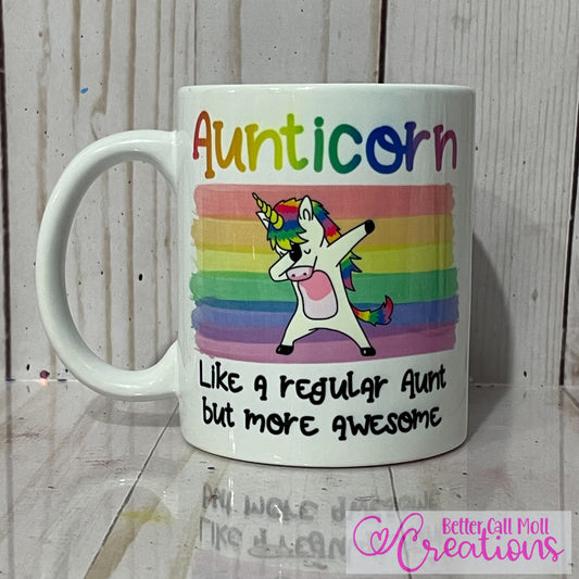 Aunticorn Rainbow PNG