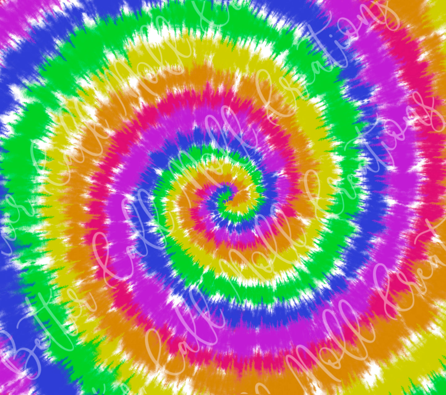 Tie-Dye DIGITAL Tumbler Wrap - PNG - Sublimation or Waterslide Wrap