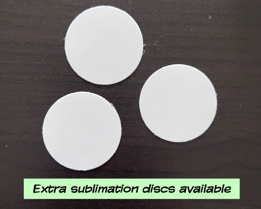 Replacement Insert Sublimation Disc for Car Angel Ornaments