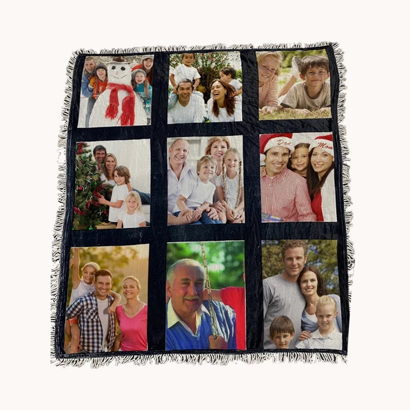 Multi-Panel Blanket Sublimation Blank 50x60” with Fringe