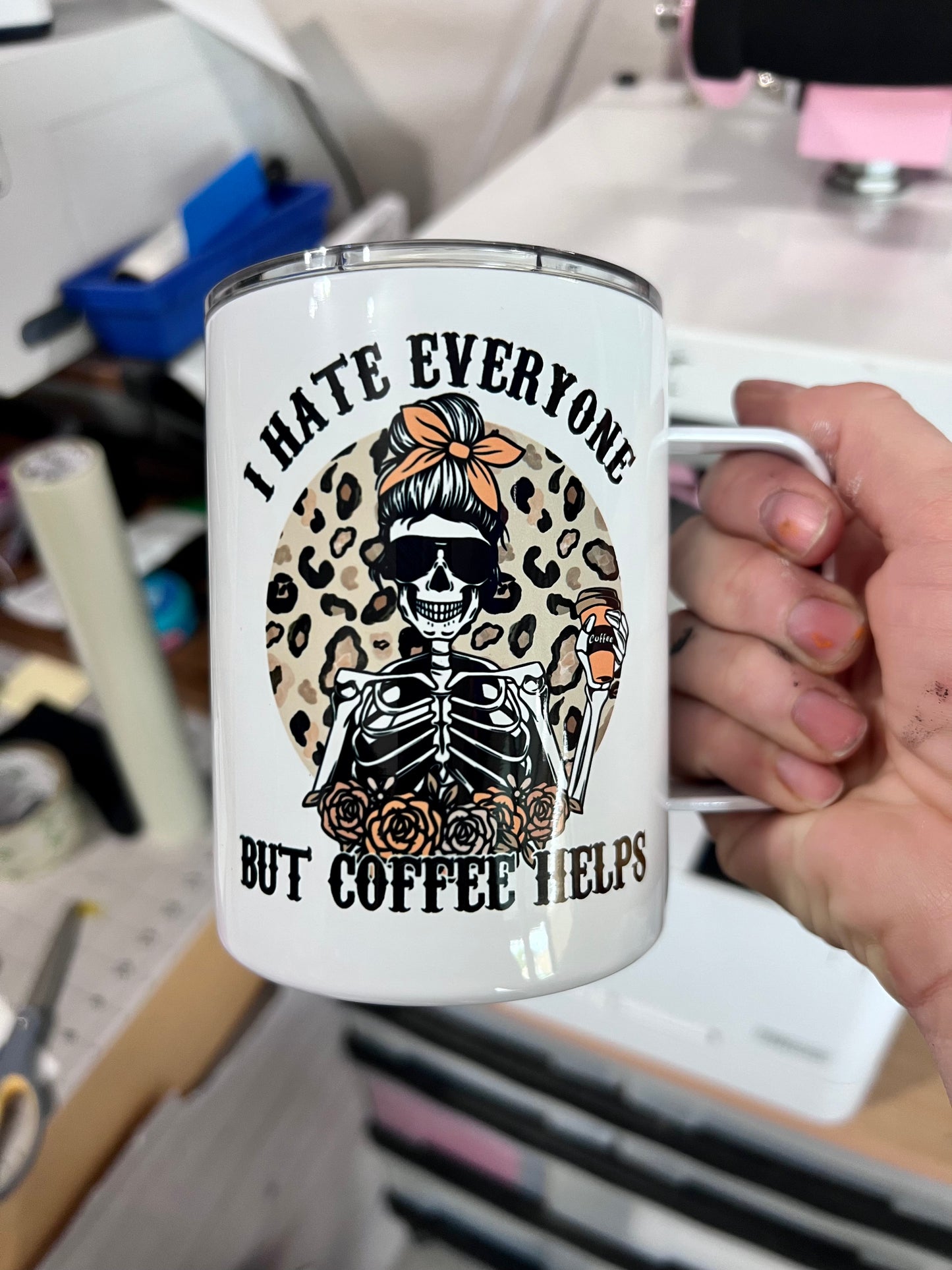 12oz Glossy Sublimation Mug with Handle