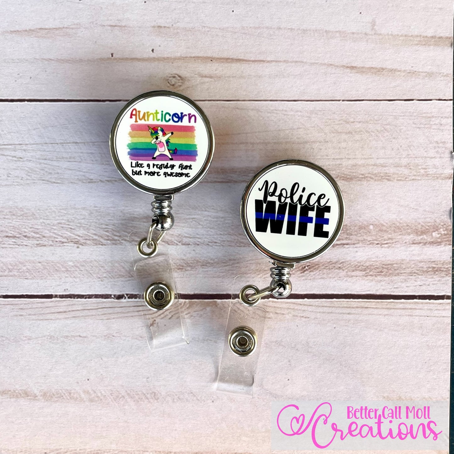 Retractable Badge Reel Sublimation Blank