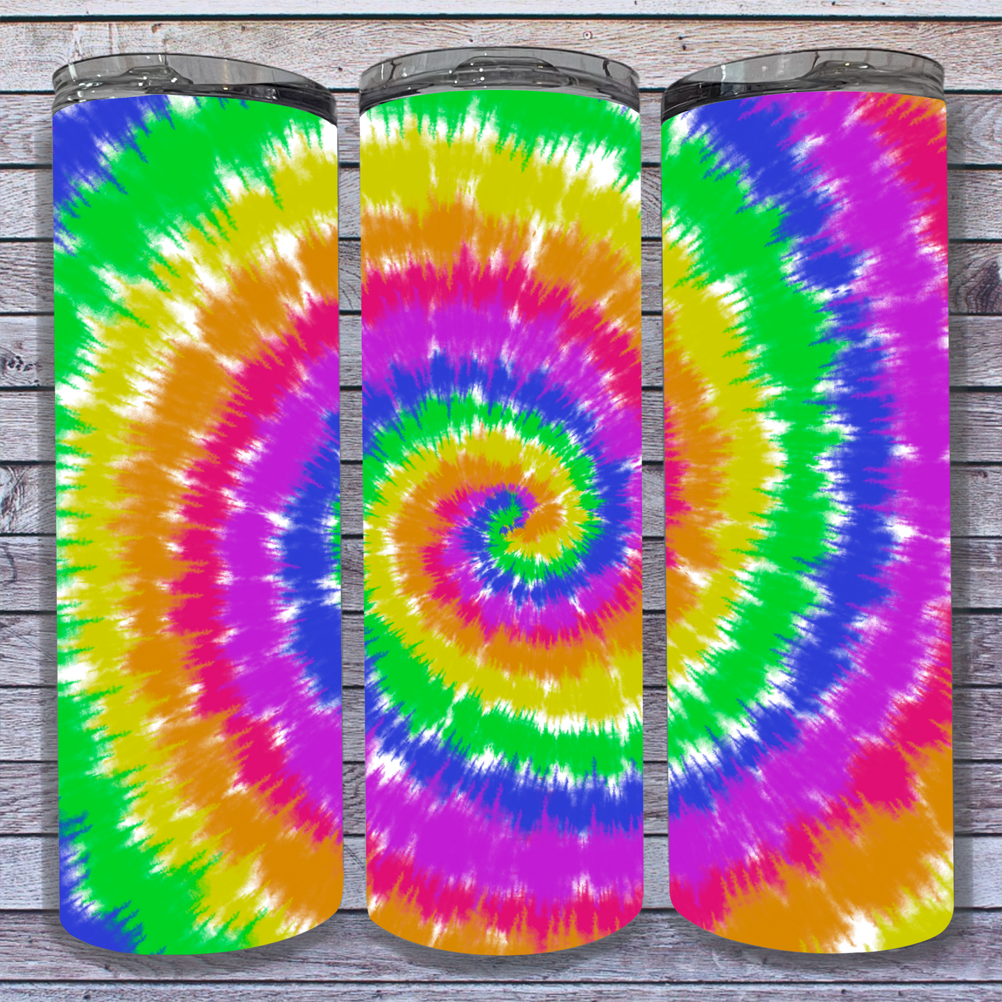 Tie-Dye DIGITAL Tumbler Wrap - PNG - Sublimation or Waterslide Wrap
