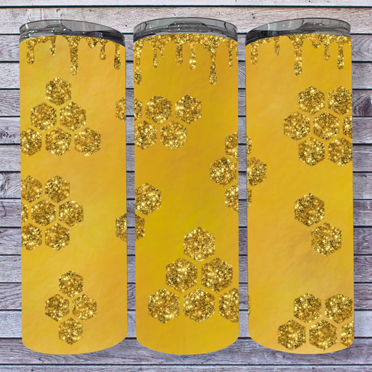 Honeycomb Digital Tumbler Wrap - Seamless