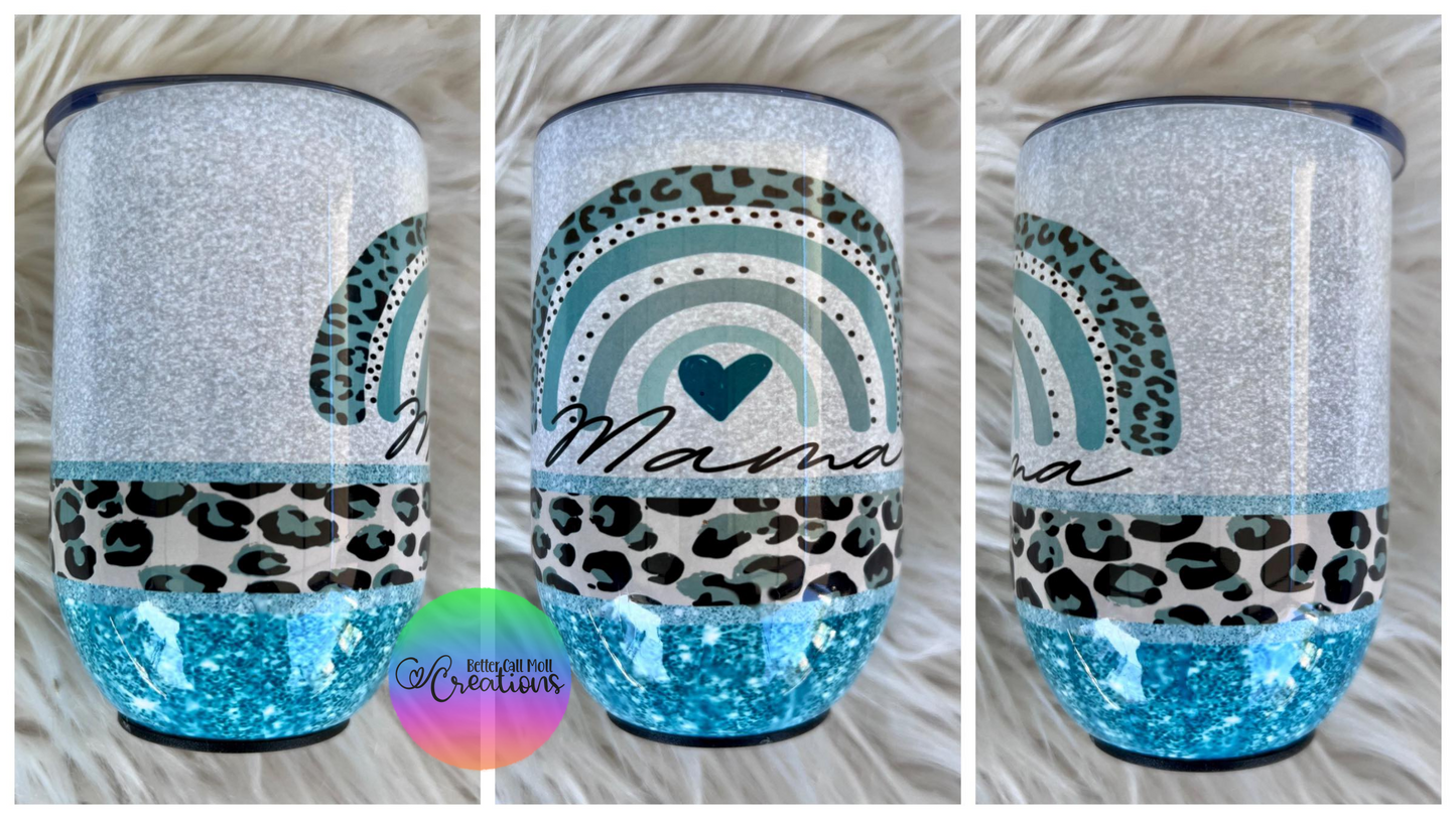 12oz Glossy Wine Sublimation Tumbler
