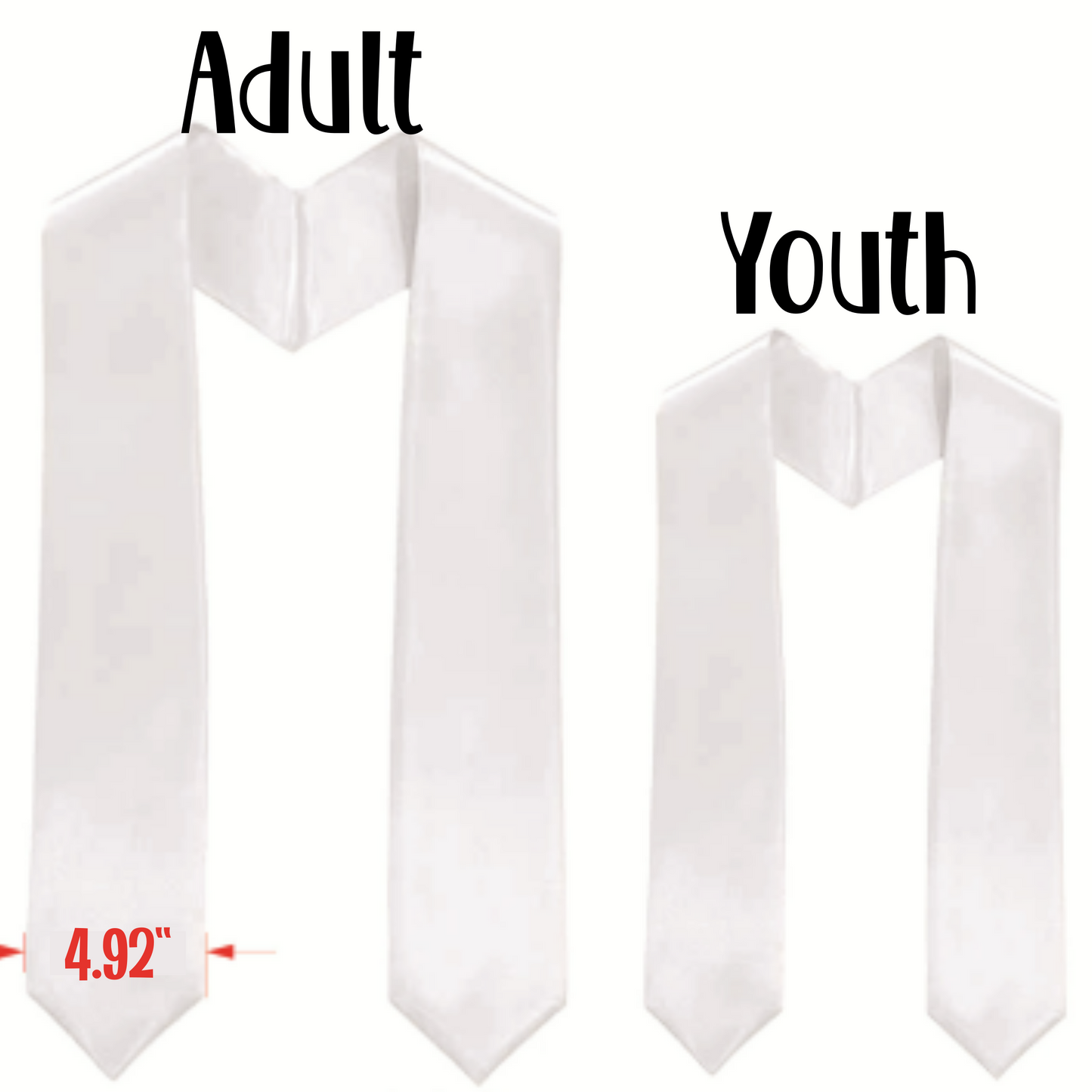 Graduation Stole Sublimation Blank