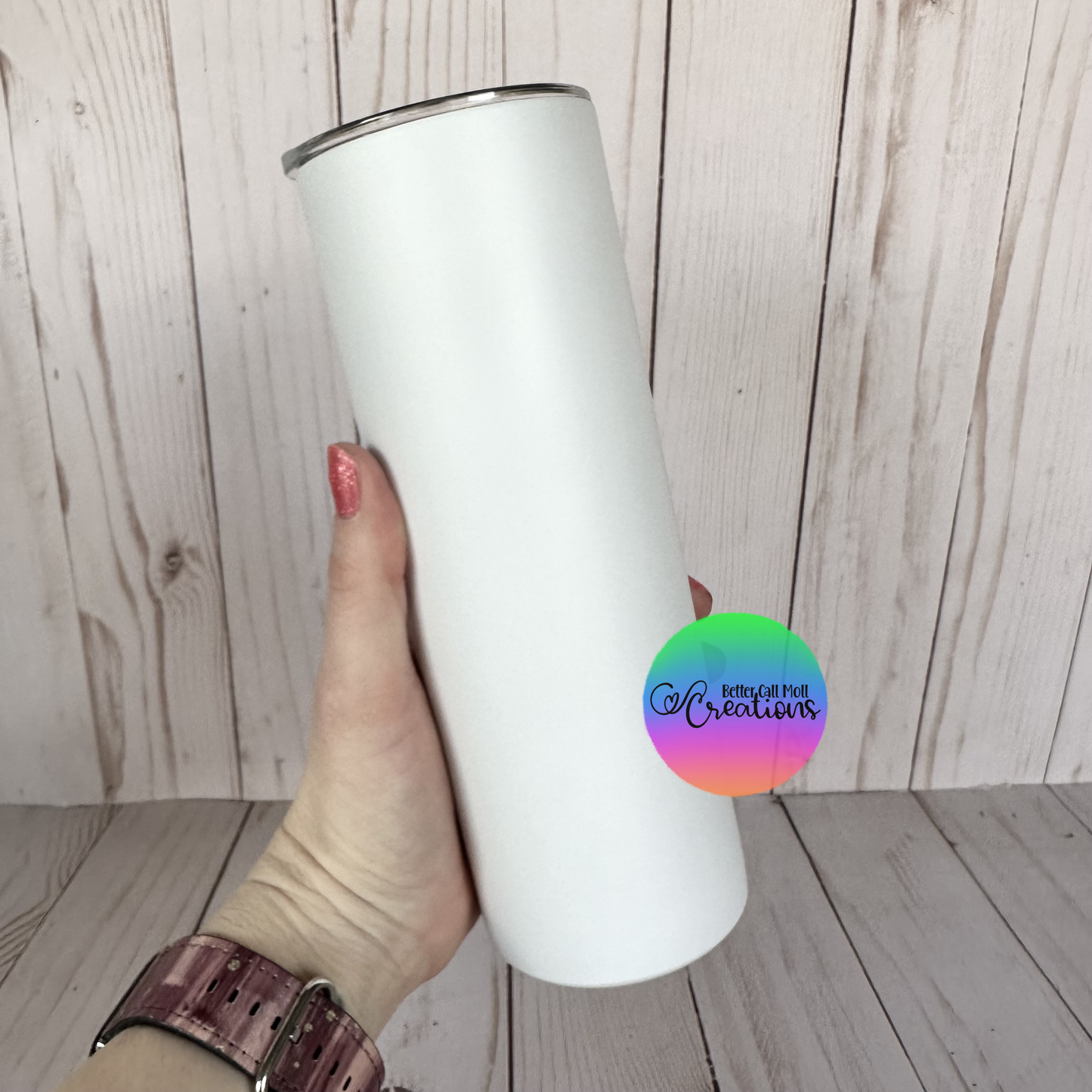20oz Matte Skinny Sublimation Tumbler