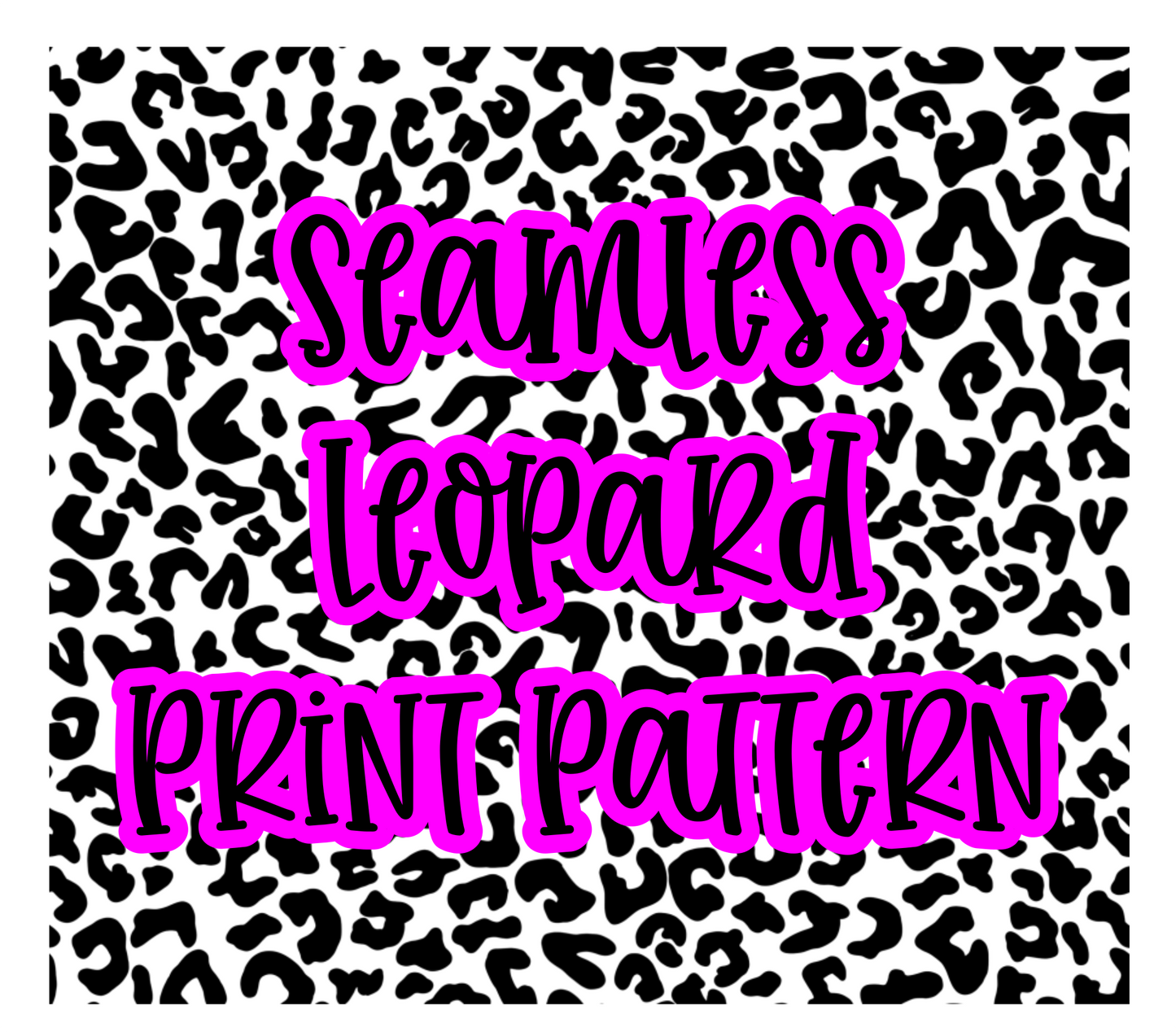 Leopard Print Digital Seamless Pattern