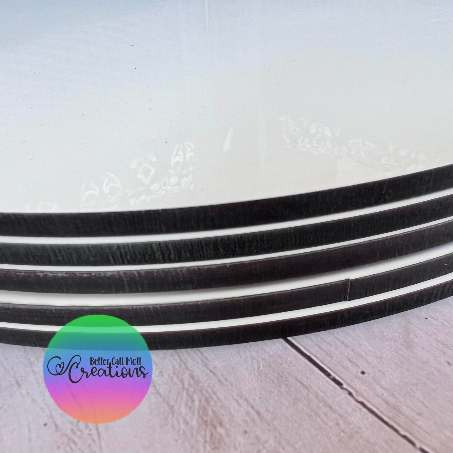 11.8" Door Sign Glossy MDF Sublimation Blank