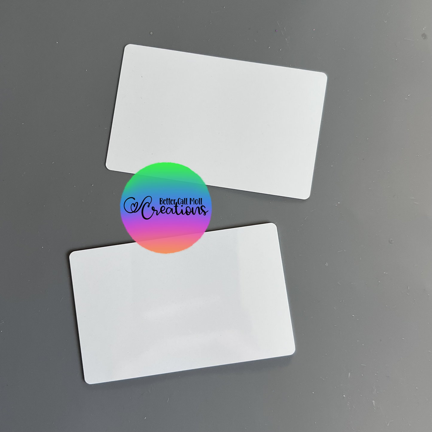 Pack of 10 Business Card Double-Sided Metal Sublimation Blank