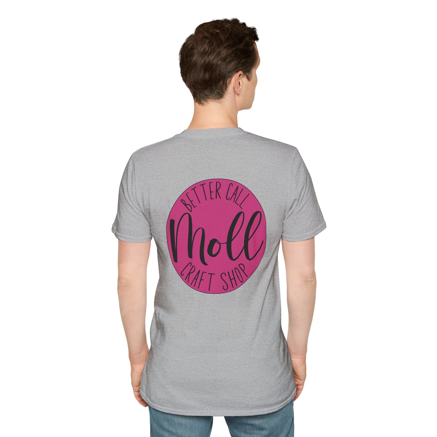Better Call Moll Logo T-Shirt Front and Back