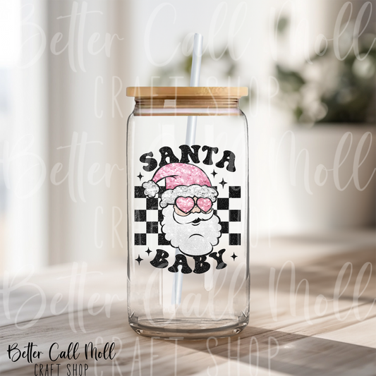 Santa Baby UV DTF Decal