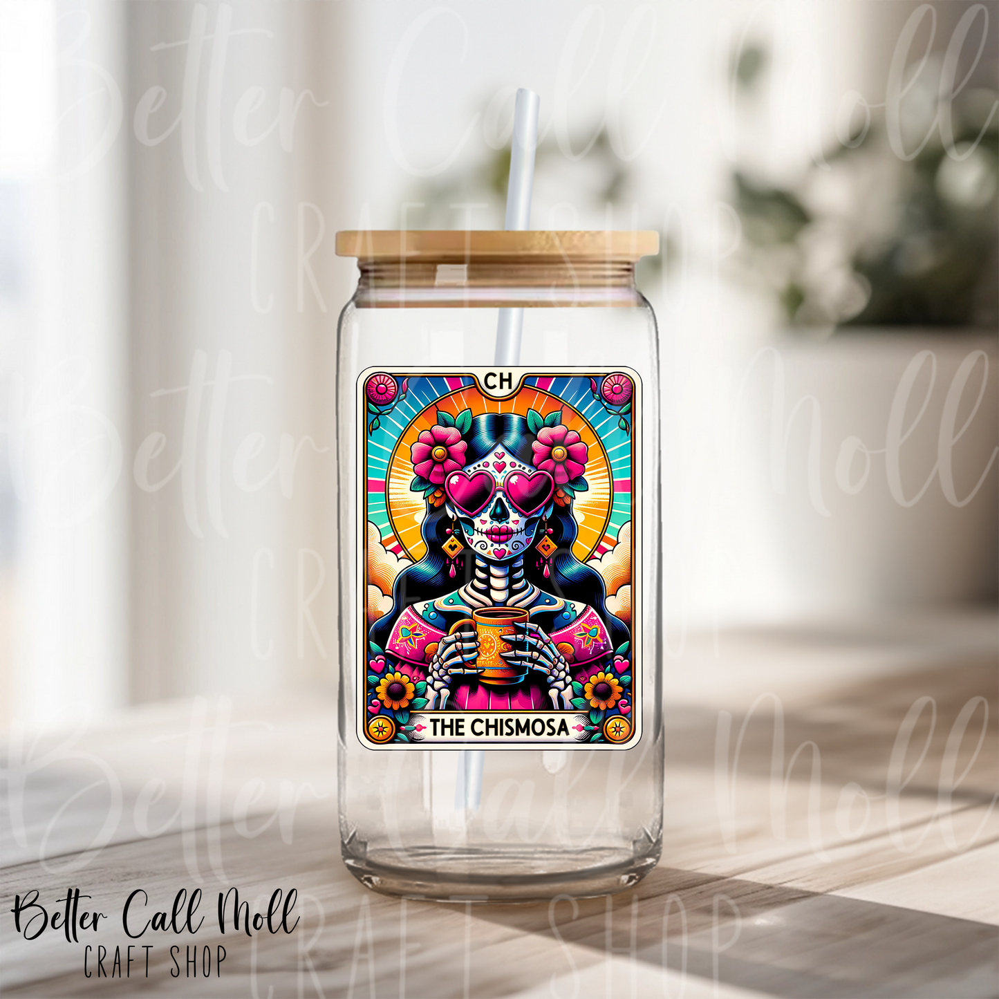 The Chismosa Tarot UV DTF Decal