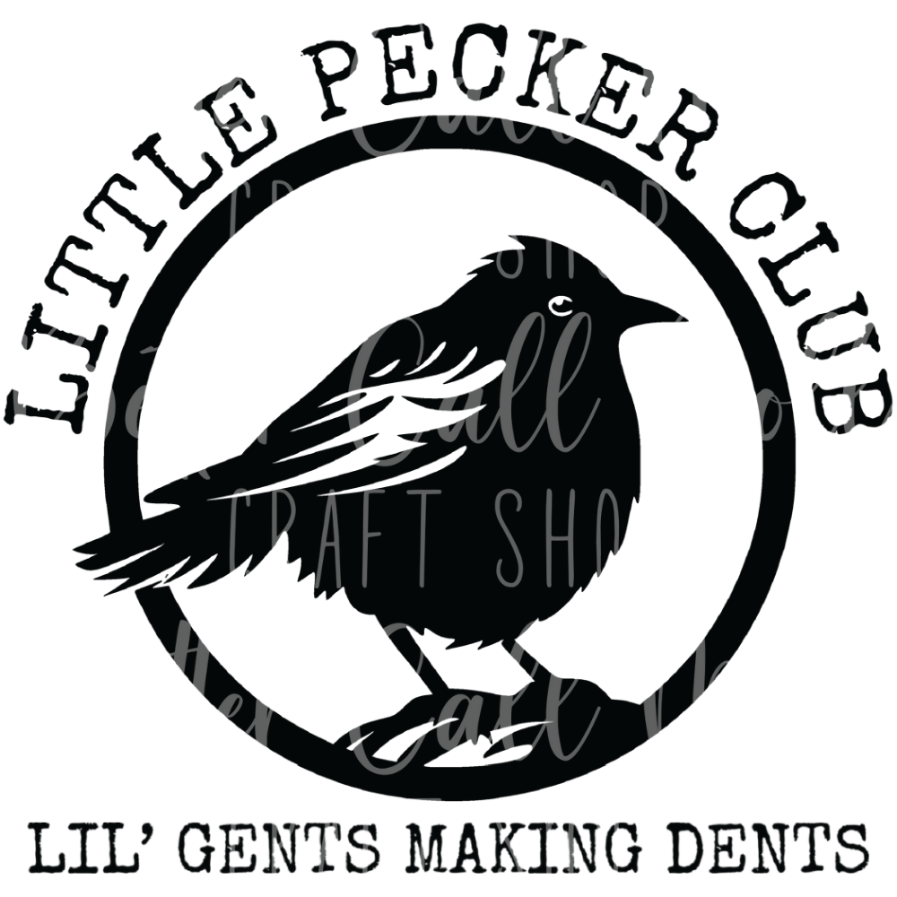 D063 - Little Pecker Club UV DTF Decal