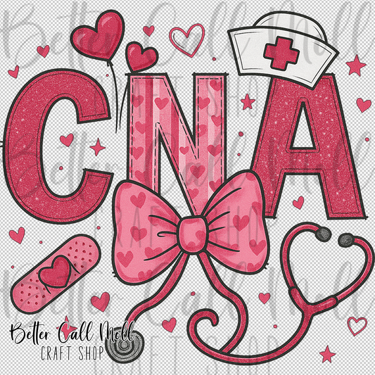 CNA Valentines UV DTF Decal