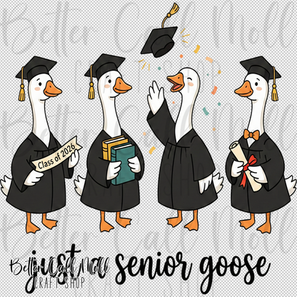 Just a Senior Goose UV DTF Decal