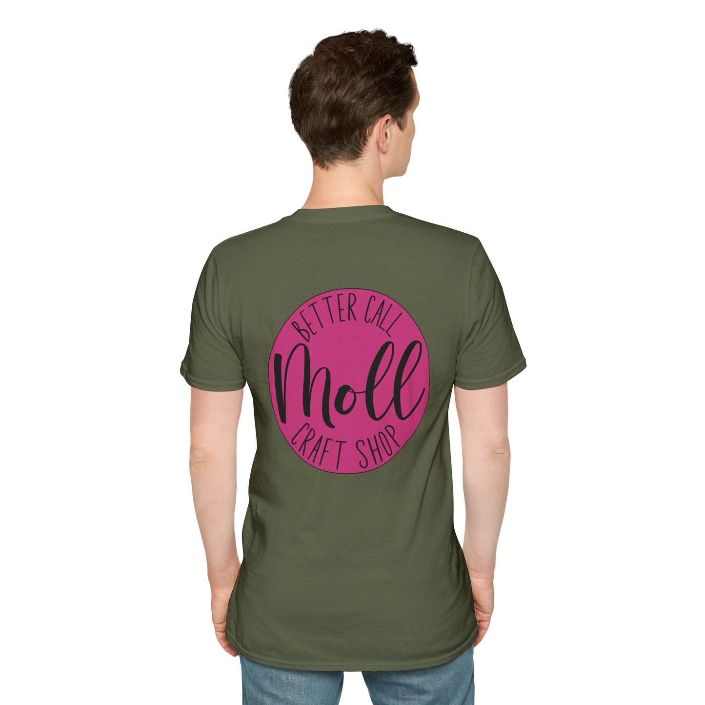 Better Call Moll Logo T-Shirt Front and Back