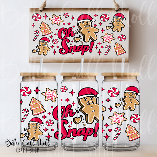 Oh Snap! UV DTF 16oz Tumbler Wrap