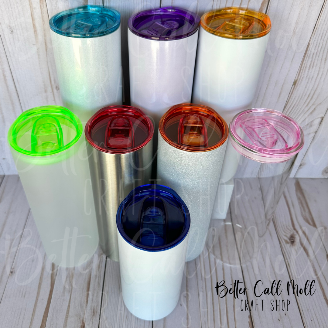 Colorful Replacement Slide Lid for 15oz and 20oz Skinny Tumblers