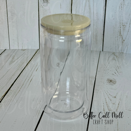 12oz Acrylic SNOW GLOBE Tumbler