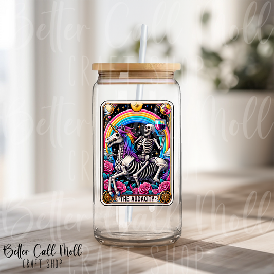 The Audacity Tarot UV DTF Decal