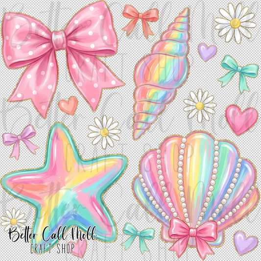 Iridescent Summer UV DTF Decal