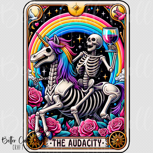 The Audacity Tarot UV DTF Decal