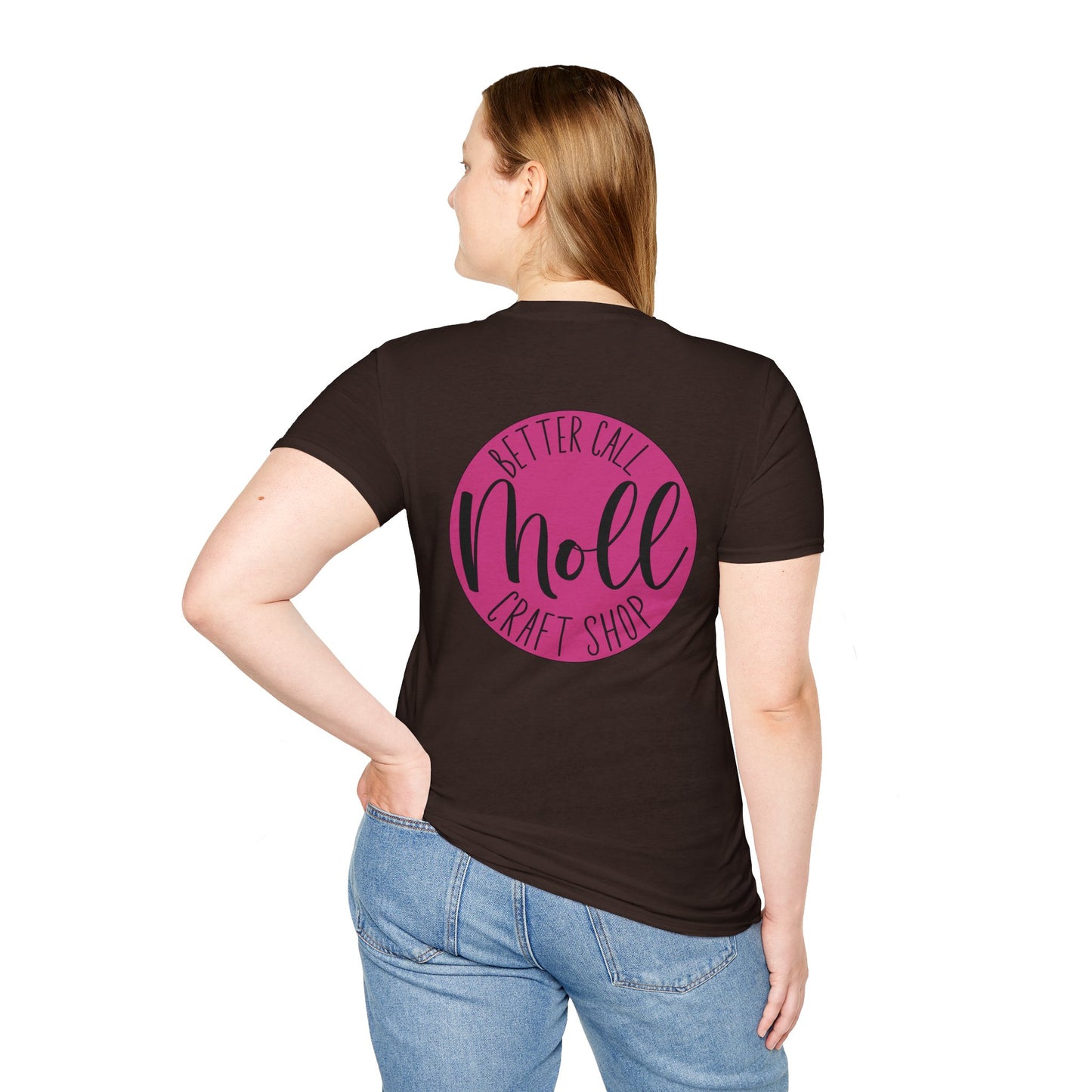 Better Call Moll Logo T-Shirt Front and Back