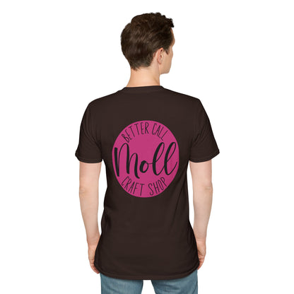 Better Call Moll Logo T-Shirt Front and Back