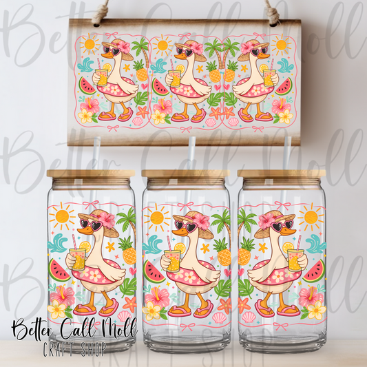 Summer Goose UV DTF 16oz Tumbler Wrap