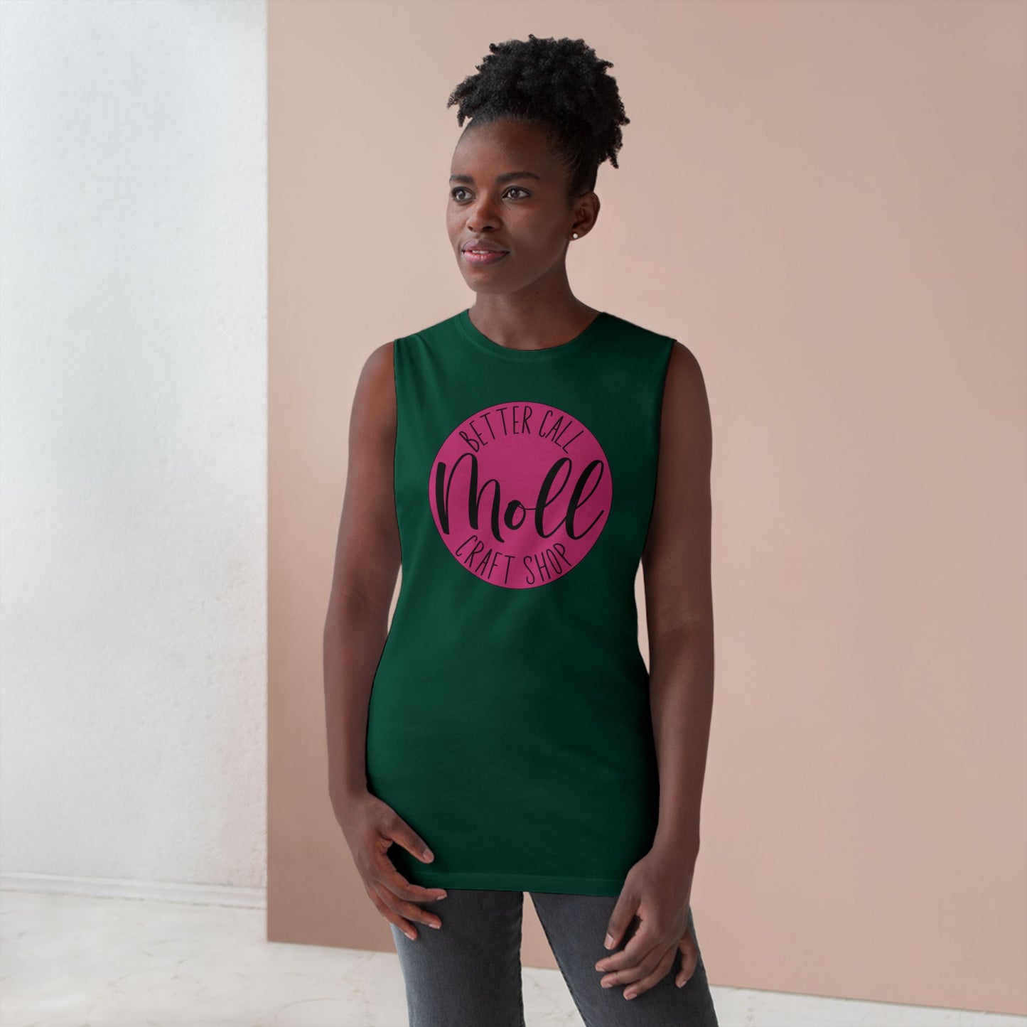 Better Call Moll Logo Unisex Barnard Tank
