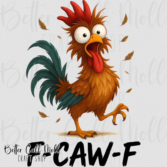 F-Caw-F 2 UV DTF Decal