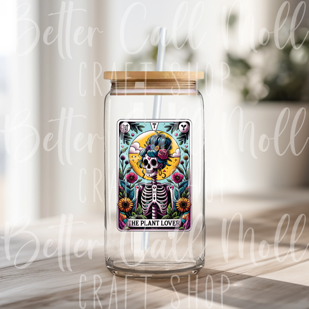 The Plant Lover Tarot Card UV DTF Decal