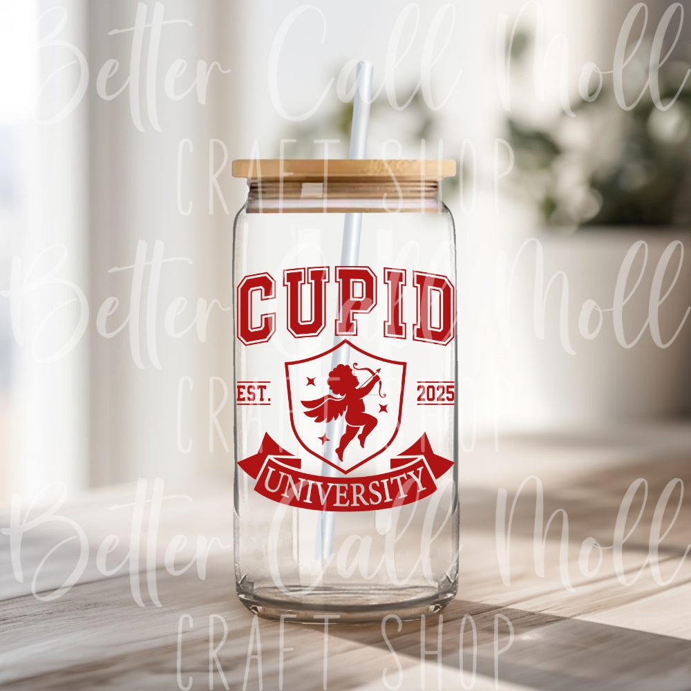 D191 - Cupid University UV DTF Decal