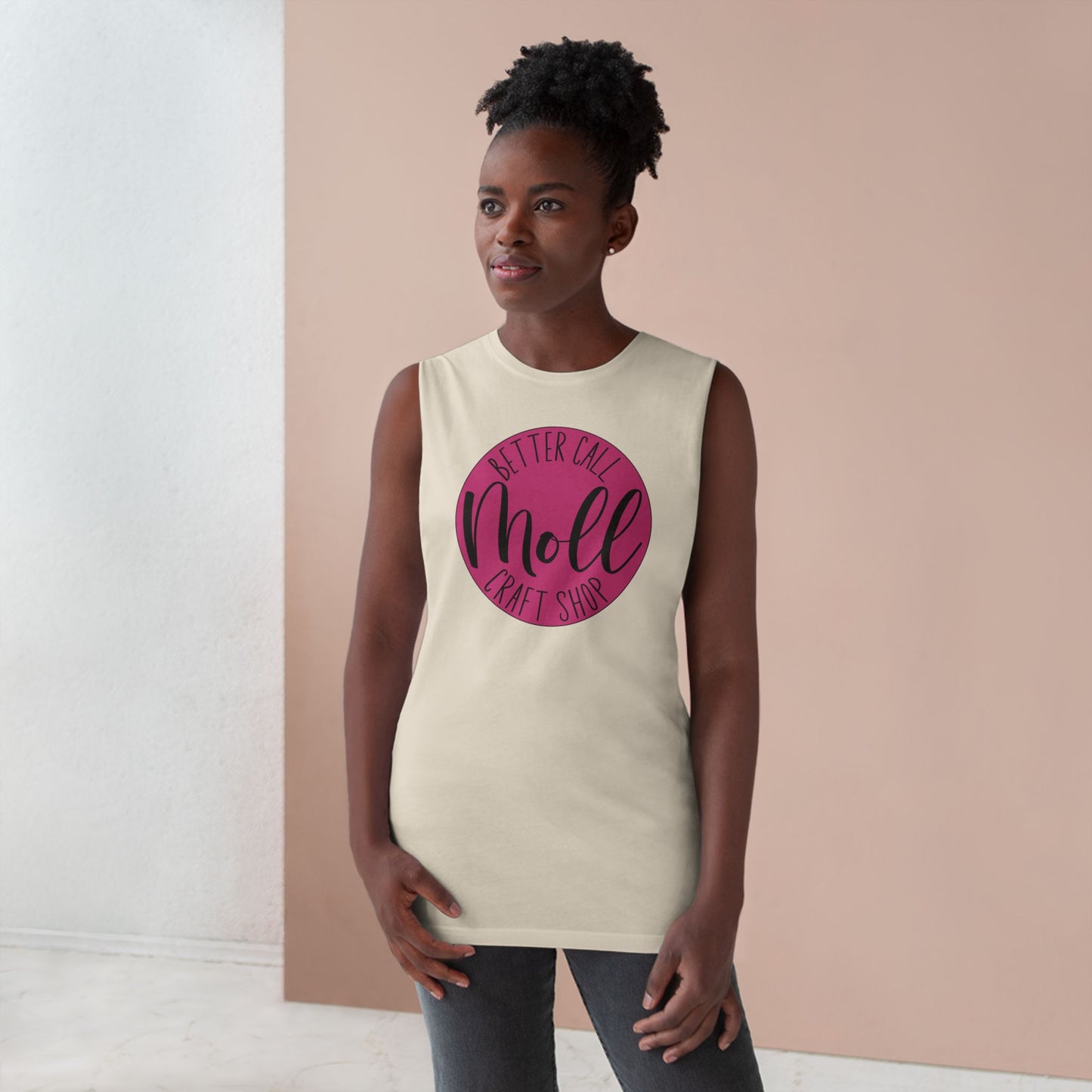 Better Call Moll Logo Unisex Barnard Tank