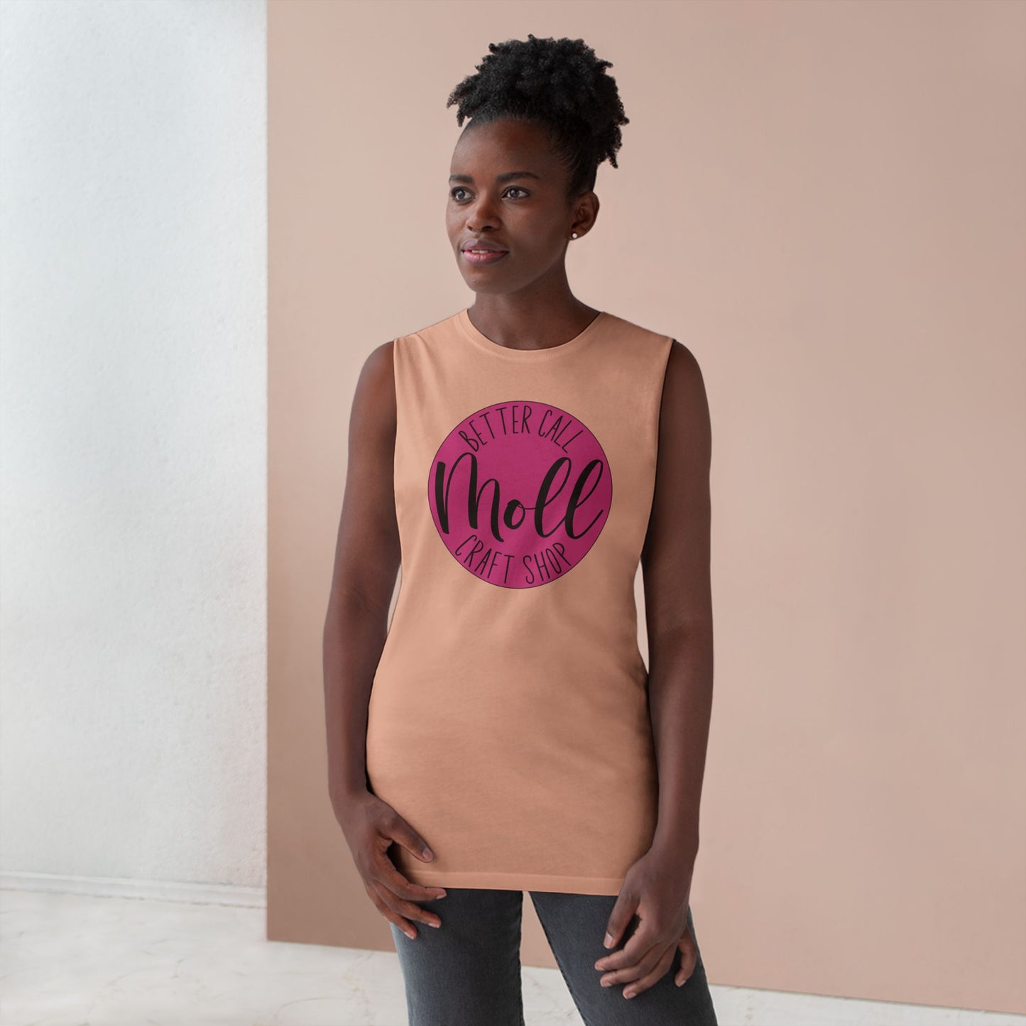 Better Call Moll Logo Unisex Barnard Tank