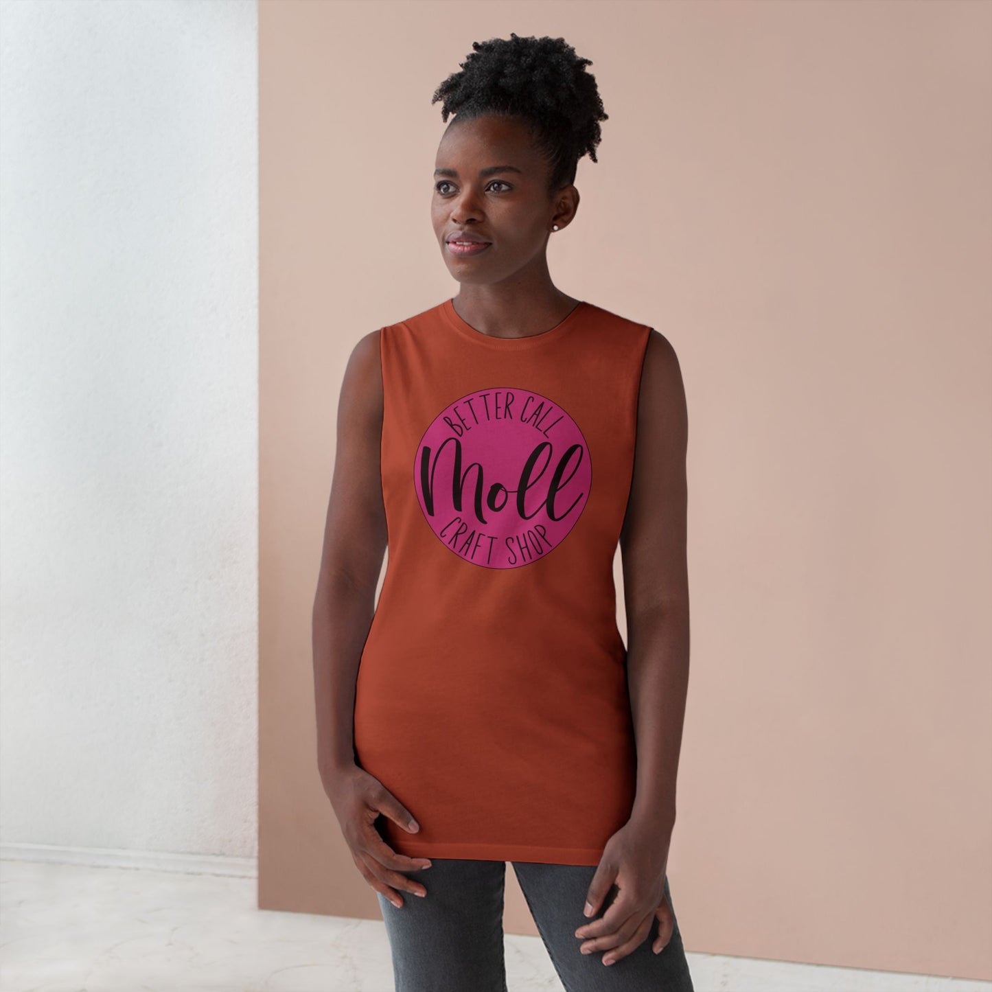 Better Call Moll Logo Unisex Barnard Tank