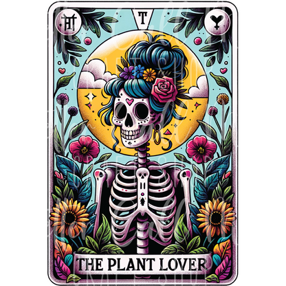 The Plant Lover Tarot Card UV DTF Decal