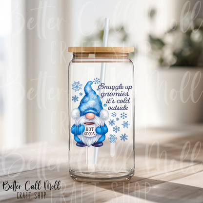 Snuggle Up Gnomies 2 UV DTF Decal