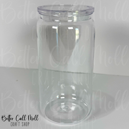 16oz CLEAR Acrylic Tumbler