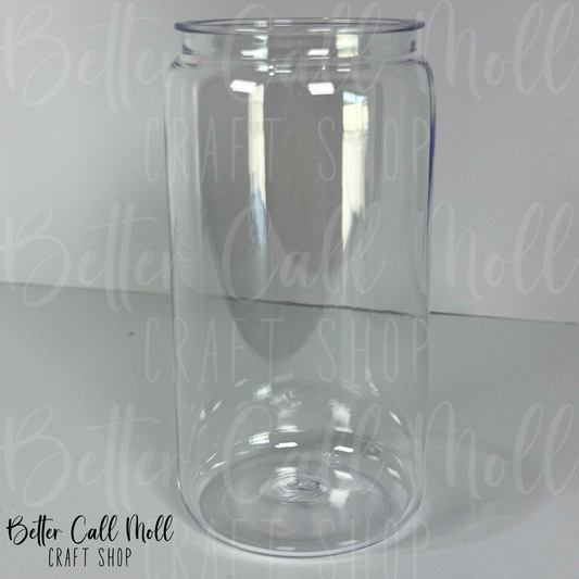 REPLACEMENT 16oz CLEAR Acrylic Tumbler - NO LID OR STRAW INCLUDED