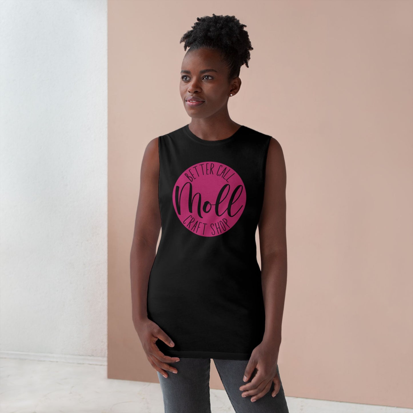 Better Call Moll Logo Unisex Barnard Tank