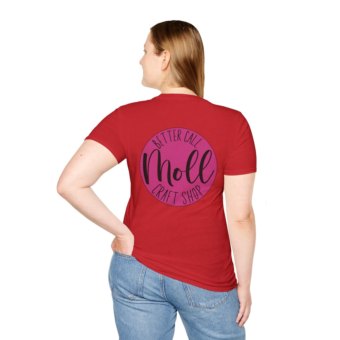 Better Call Moll Logo T-Shirt Front and Back