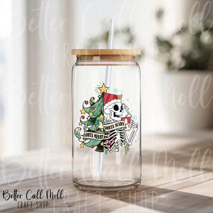 Sorta Merry Sorta Scary UV DTF Decal