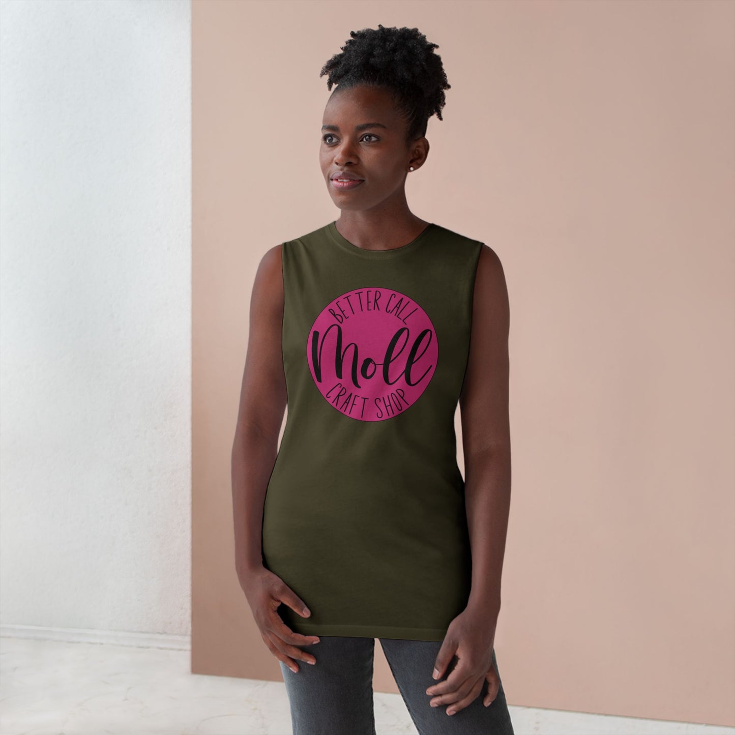 Better Call Moll Logo Unisex Barnard Tank