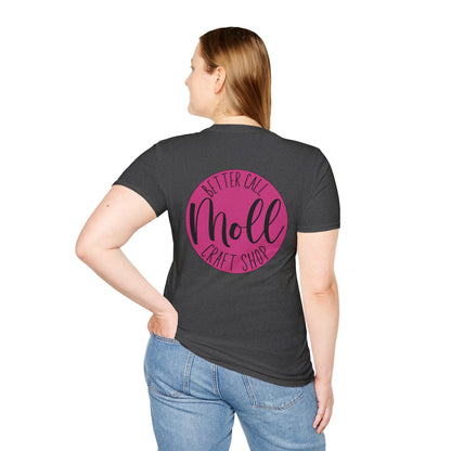 Better Call Moll Logo T-Shirt Front and Back