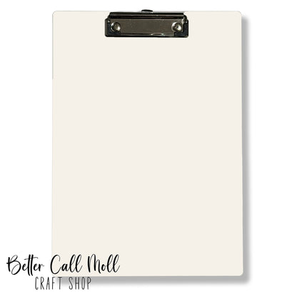 Double-Sided Clipboard Glossy MDF Sublimation Blank